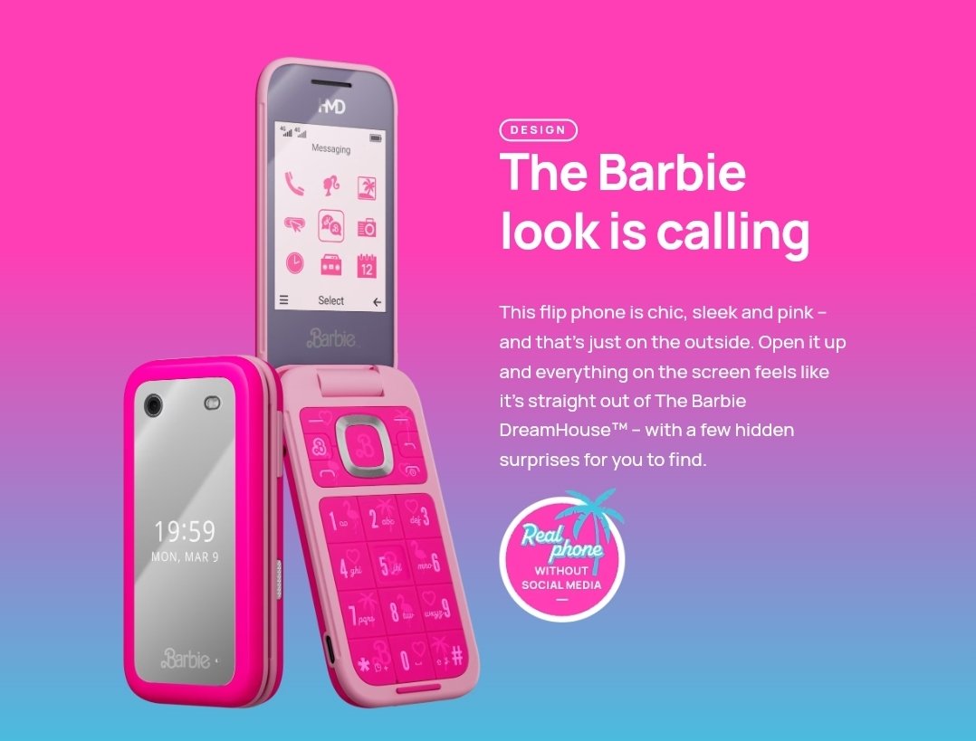 HMD Barbie Phone